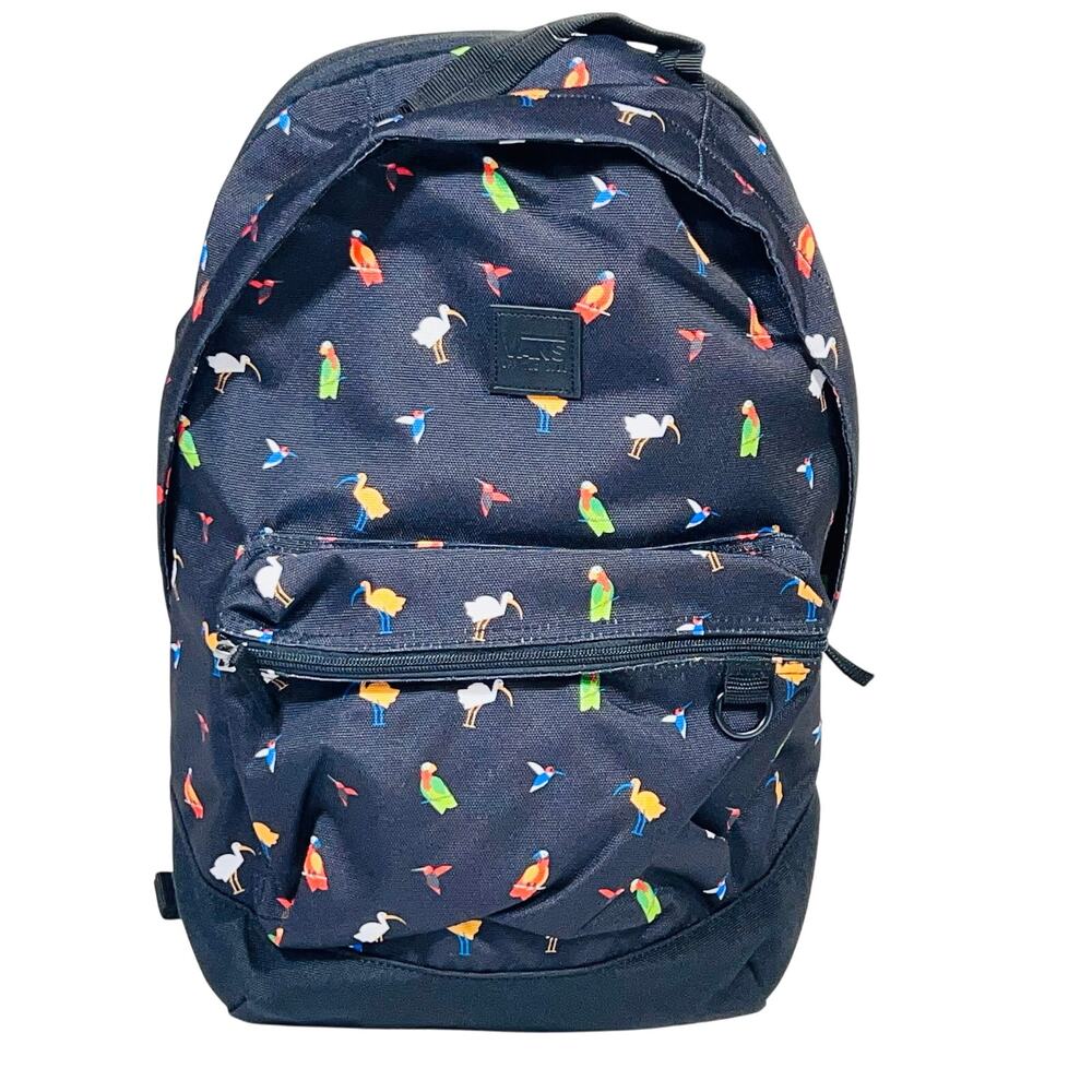 Vans Tiburon Wild Birds Classic Backpack Book Bag School Laptop New
